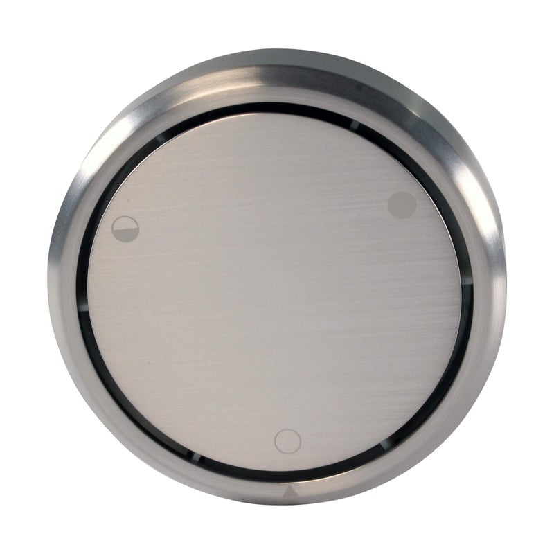 Westbrass D493CH-07 Patented Deep Soak Round Replacement 2-Hole Bathtub Overflow Cover for Full and Over-Filled Closure, Satin Nickel - Image 3